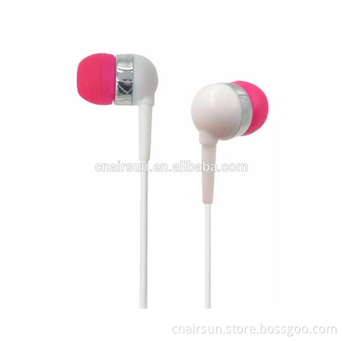 Hot Selling Promotion Colorful Earphone With Carry Case